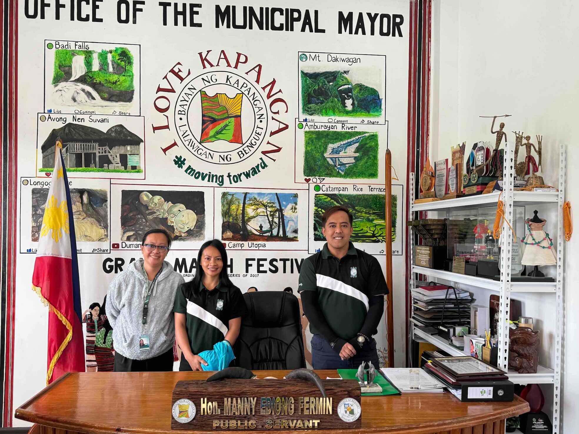 UC College of Nursing Level 4 Students Pay Courtesy Call to Kapangan Mayor’s Office and Rural Health Unit